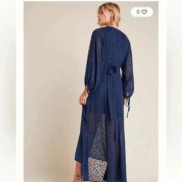 Hutch by Anthropology XS Leigh Wrap Maxi Dress - Picture 9 of 9